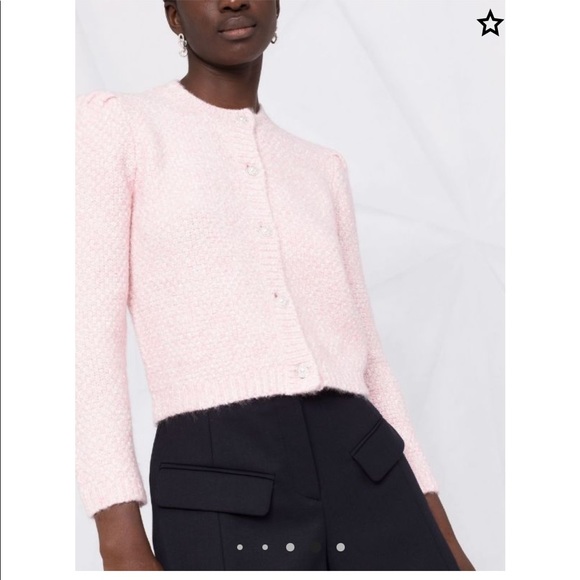 Maje Sweaters - Maje Marina Pale Pink Cardigan Size 1 Small